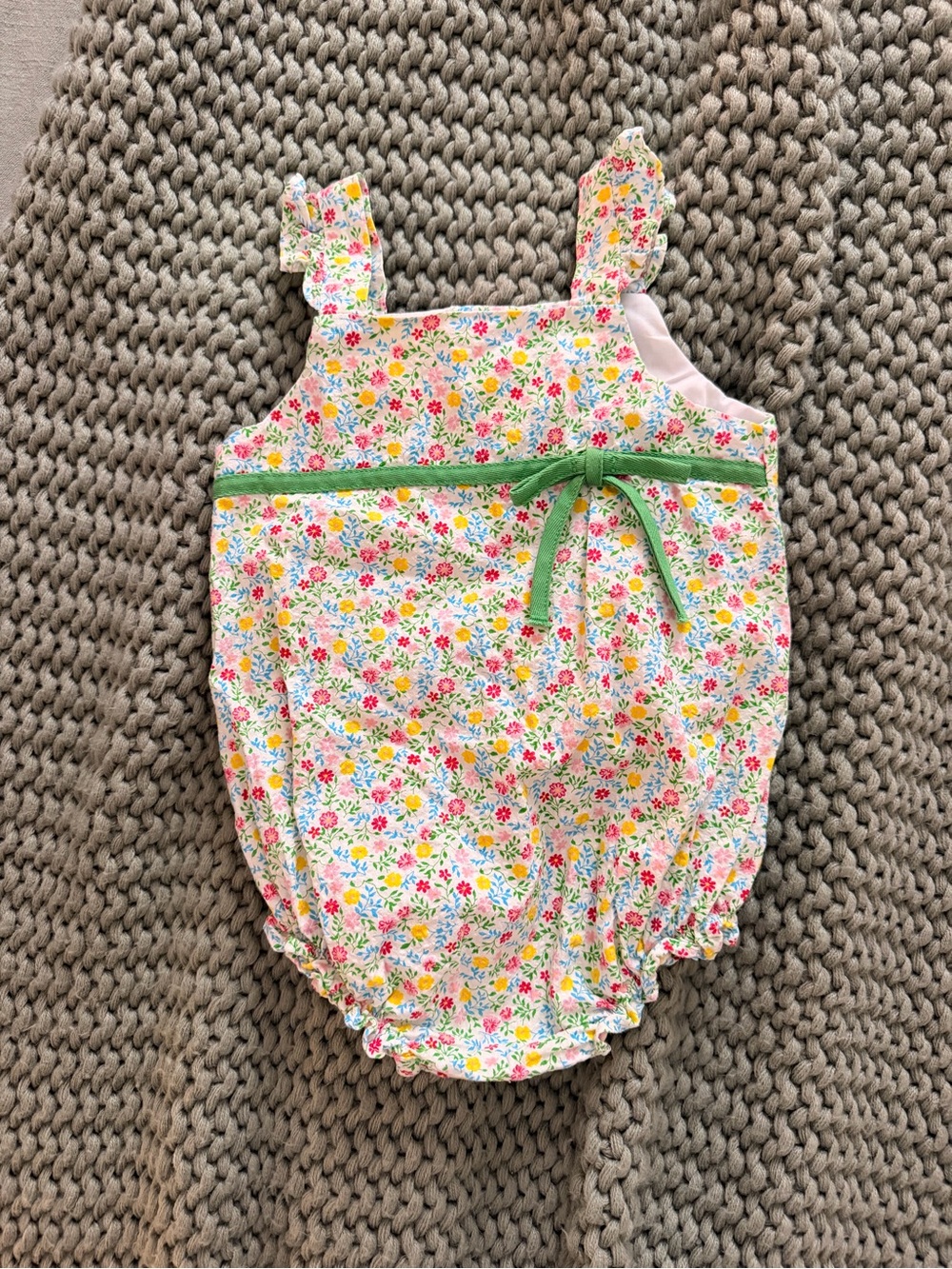 Little English Baby Girl Romper